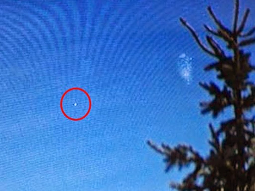 UFO spotted by my husband. Photo by Matt Rnoux, 9 News reporter.