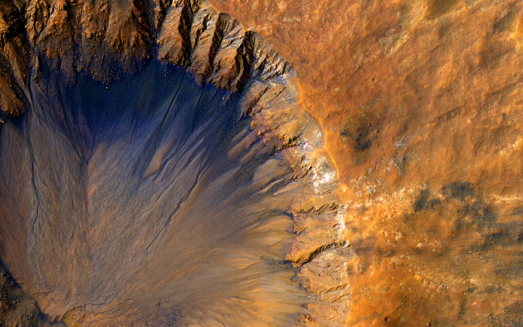 New Mars' Crater