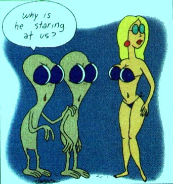 Alien cartoon